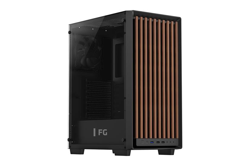 Fg C720 Oak Flow Egetræs Lameller På Fronten Atx Kabinet