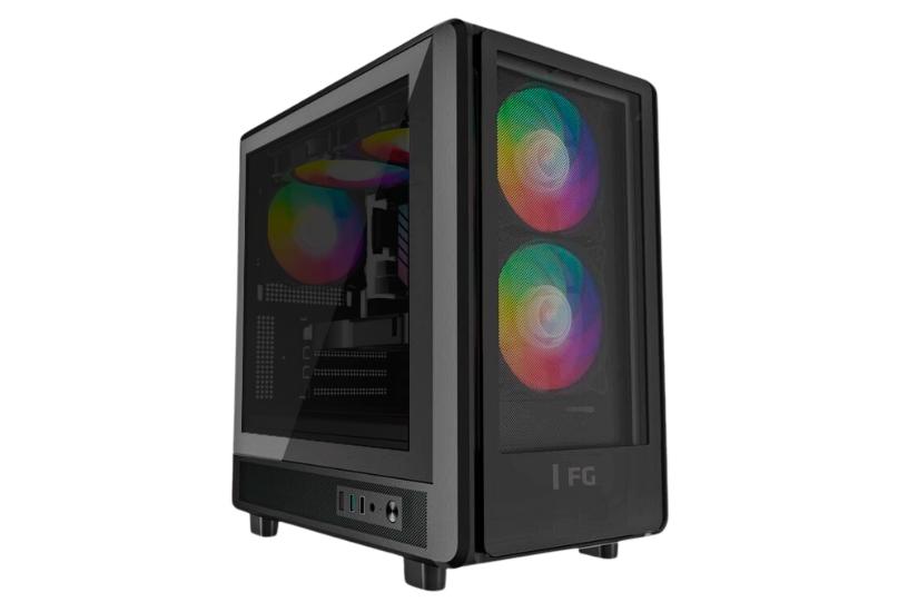 Fg C180 Rgb Tempered Glass Side Micro Atx Kabinet