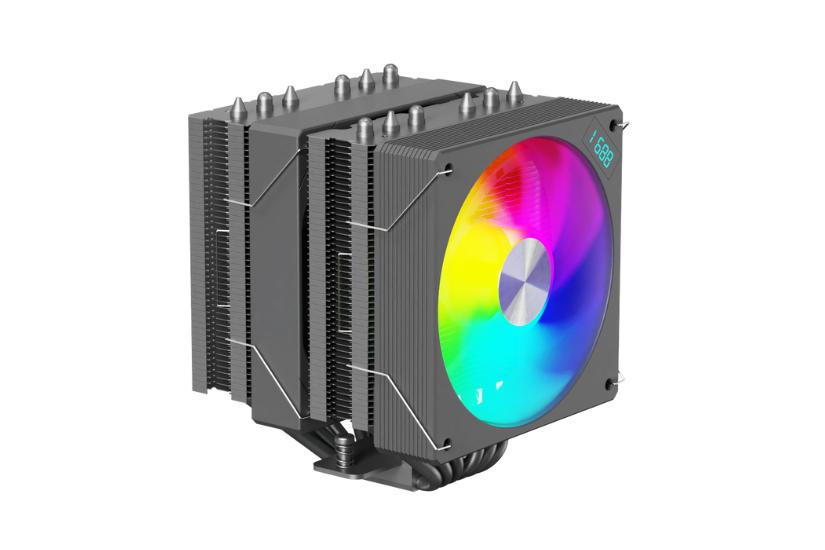 Fg Cc600 Rgb Cpu Luft Køler Blade 240w Tdp Sort