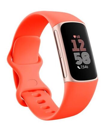 Fitbit Charge   Champagne-guldaluminium Aktivitetssporer Med Uendelighedsbånd Koral