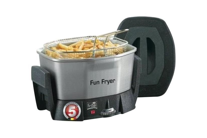Fritel Starter Ff 1200 Fun Fryer Fritureapparat Sort Grå Sølv
