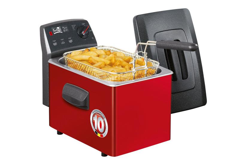 Fritel Turbo Sf 4153 Fritureapparat Sort Rød Grå