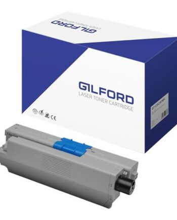 Gilford Sort Kompatibel Tonerpatron  Alternativ Til: Oki 44973536