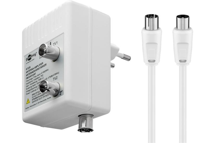 Goobay Two-device Antenna Amplifier Antennesignalforstærker For Tv