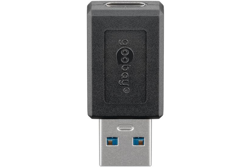 Goobay Usb Superspeed Adaptor Black Usb- Female Usb Male Type