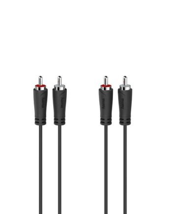 Hama 00205257 Lydkabel           Rca Sort