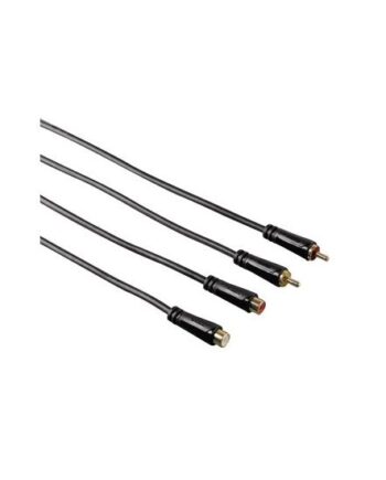 Hama 00122286 Lydkabel         Rca Sort
