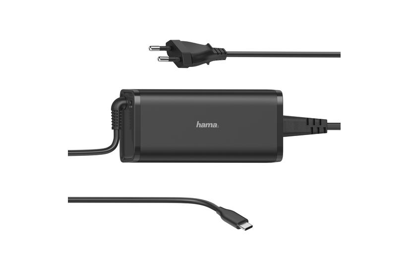 Hama 00200007 Oplader Til Mobil Enhed Notebook Bærbar Spillekonsol Smartphone Tablet Sort Vekselstrøm Indendørs