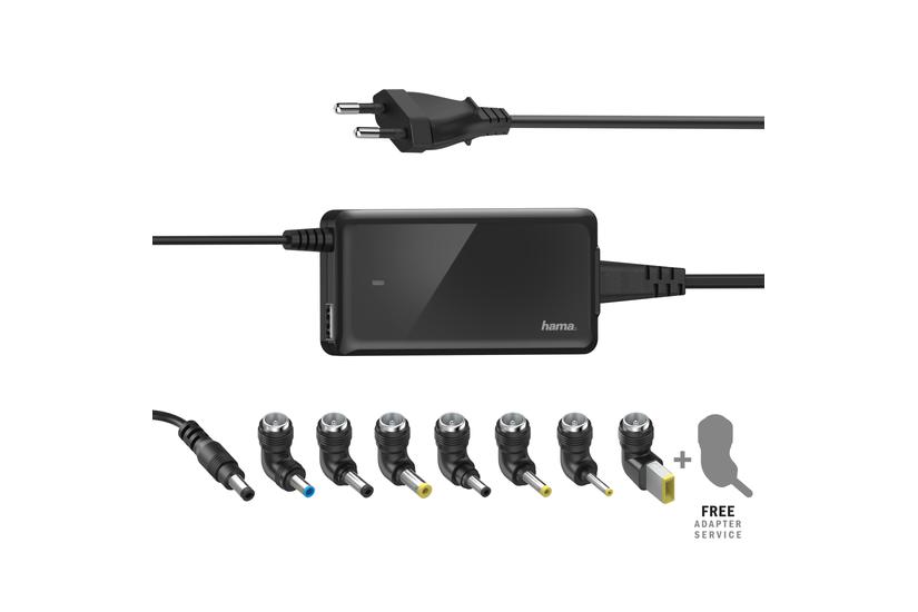Hama Quot Slim Light Quot Universal Notebook Power Supply Unit Strømforsyningsadapter 65 Watt
