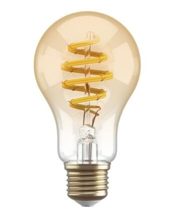 Hombli Smart Led-filament-lyspære Form: A60 E27       Varmt Hvidt Lys 1800-2700   Ravgul
