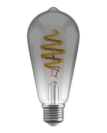 Hombli Smart Led-filament-lyspære Form: St64 E27       Varmt Hvidt Lys 1800-2700   Røget