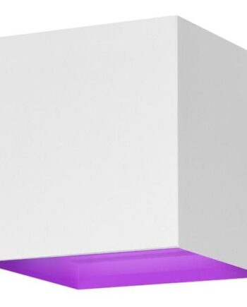 Hombli Smart Wall Light Væglampe Led     Varmt Til Køligt Hvidt Lys 2700-6500   Terning Hvid