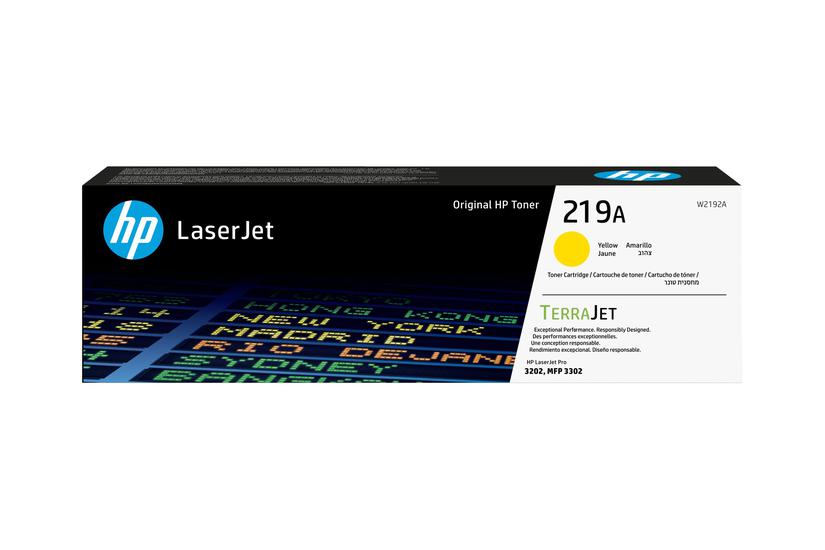 Hp 219a Gul Original Laserjet Tonerpatron W2192a