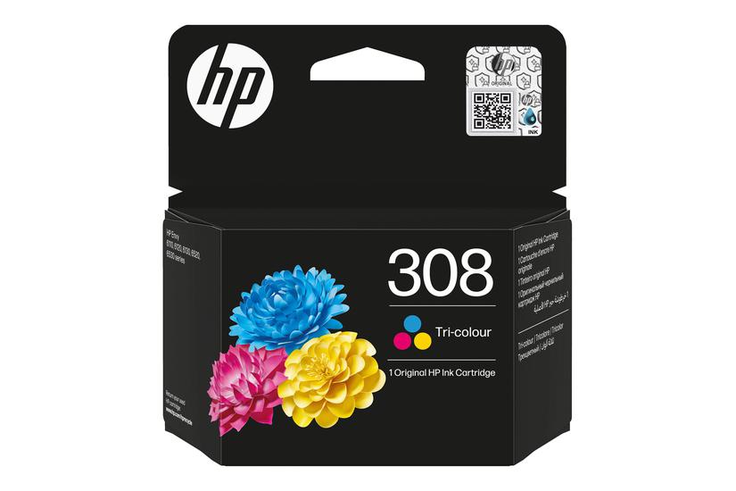Hp 308 Cyan Magenta Gul Original Blækpatron