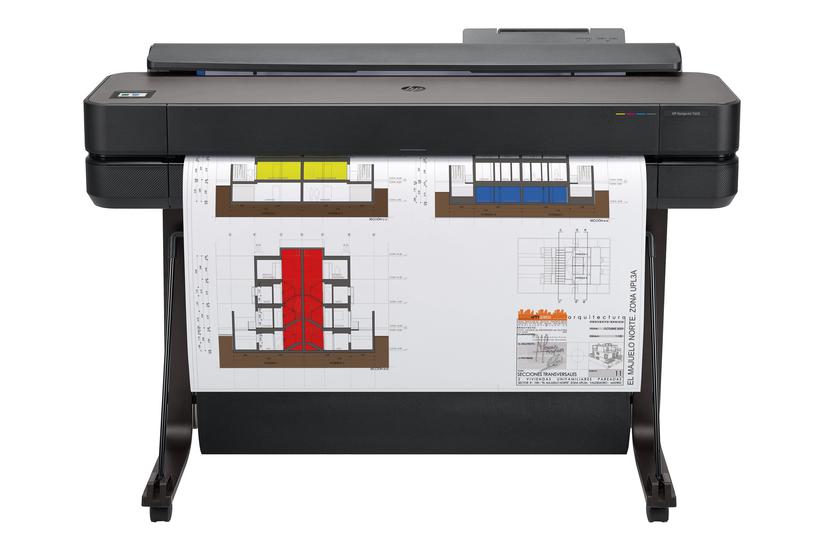 Hp Designjet T650 Stor-format Printer Farve Blækprinter