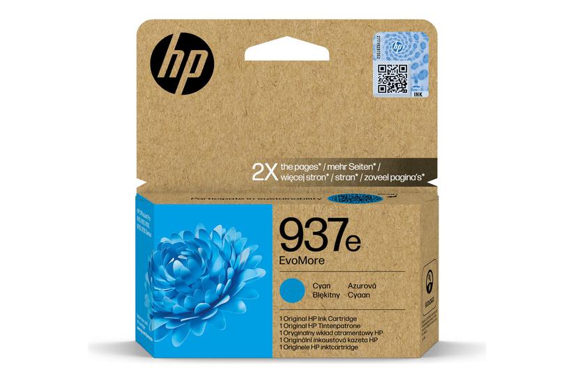 Hp 937e Evomore Cyan Original Blækpatron