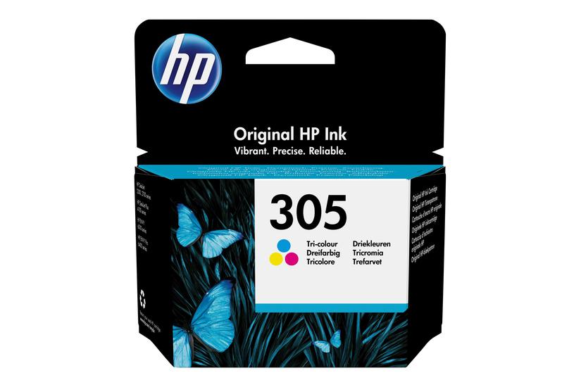 Hp 305 Farve Cyan Magenta Gul Original Blækpatron