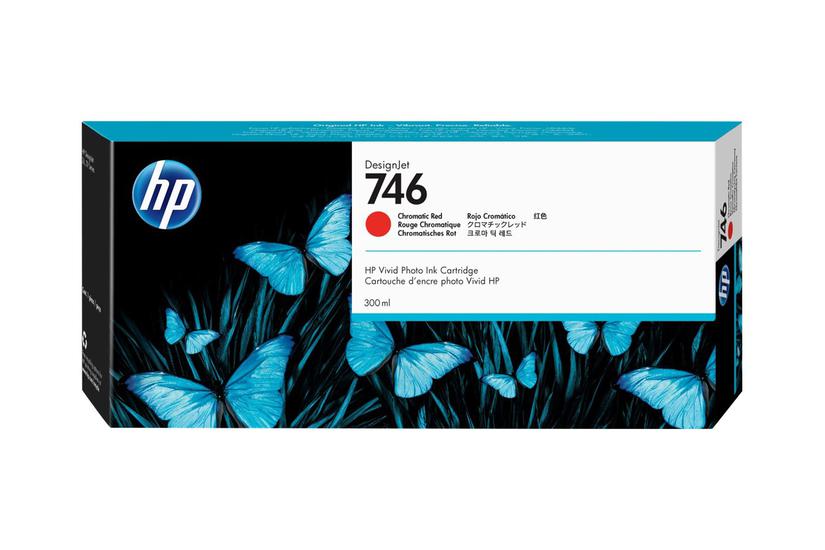 Hp 746 Kromatisk Rød Original Designjet Blækpatron