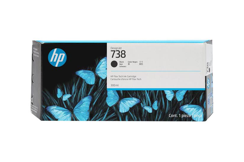 Hp 738 Sort Original Designjet Blækpatron