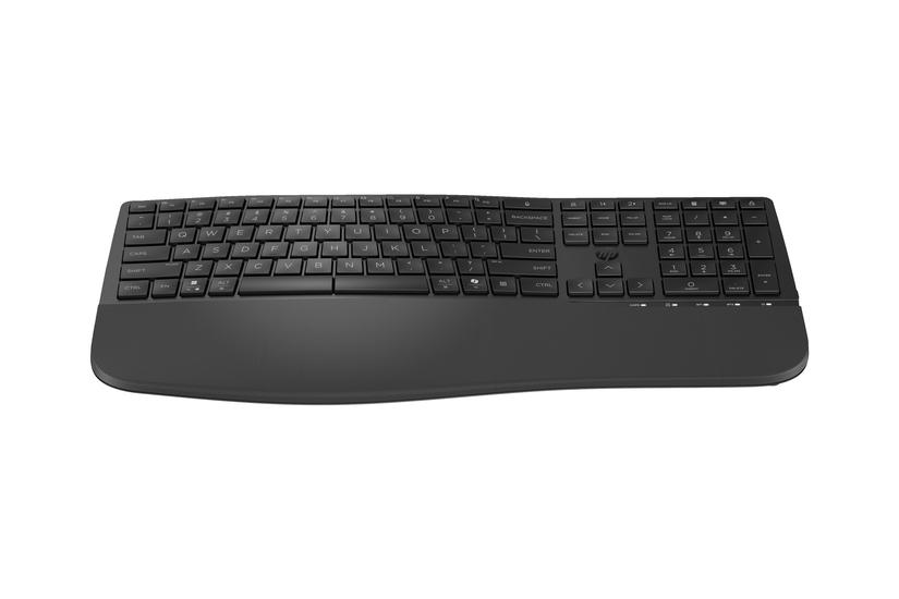 Hp 685 Tastatur Dual Mode -zone Layout Multi-enhed 23 Programmerbare Taster Os Auto-detection Lavprofil Tastetryk 100 Full Size Pan Nordic Sort Indgangsudstyr
