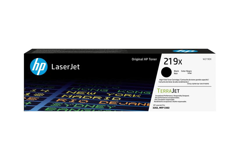 Hp 219x Højtydende Sort Original Laserjet Tonerpatron W2190x