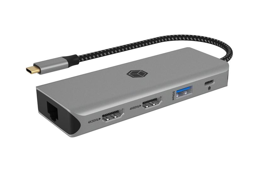 Icy Box Ib-dk4012-cpd Dockingstation Usb- Gen Hdmi 1gbe