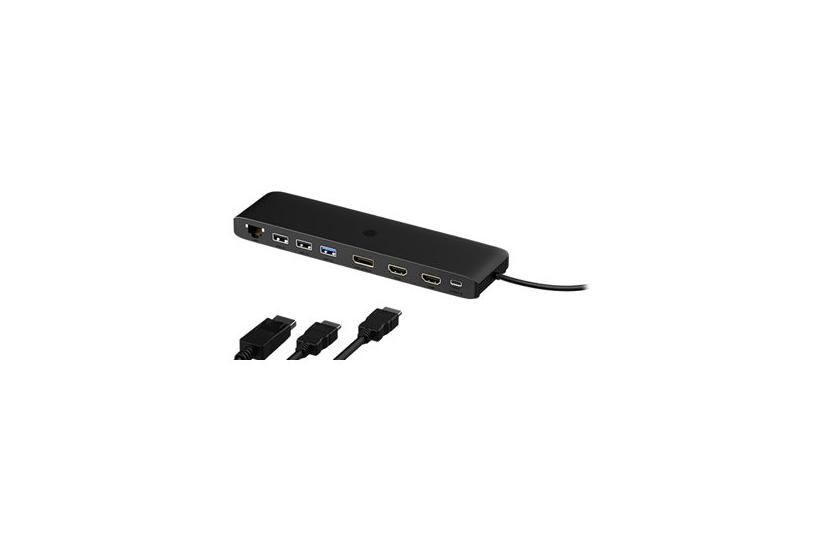 Icy Box 11-in- Mobile With Triple Video Output Dockingstation Usb- Hdmi Dp 1gbe