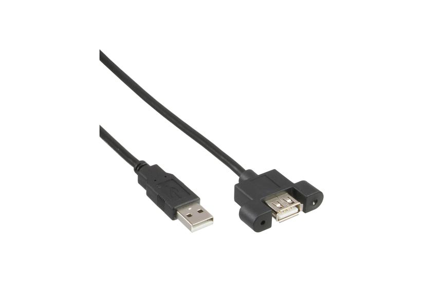 Inline 33440e Usb-kabel Sort