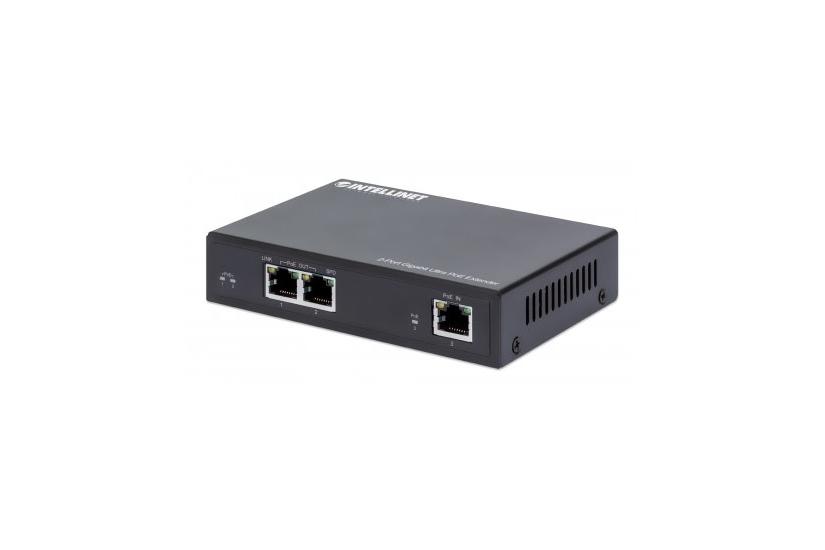 Intellinet 561600 Netværk Forlænger Netværkssender Sort 10 100 1000 Mbit