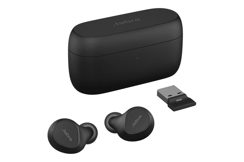 Jabra Evolve2 Buds Uc ægte Trådløse øretelefoner Med Mik Usb- Via Bluetooth Adapter