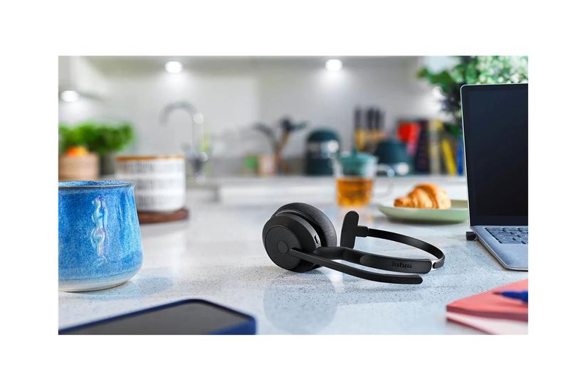 Jabra Evolve2 55 Uc Mono Headset Usb- Med Opladningsstander
