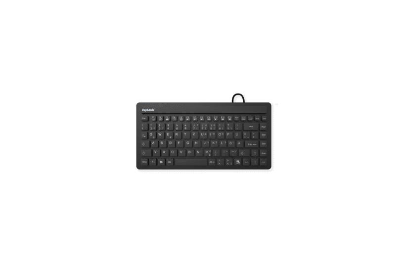 Keysonic Ksk-3230in De Tastatur Universel Usb Qwertz Tysk Sort