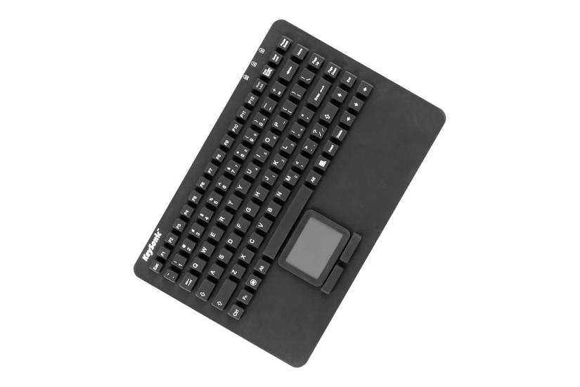 Keysonic Ksk-5230 In Tastatur Med Touchpad Usa Sort Hvid Indgangsudstyr
