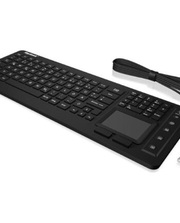 Keysonic Ksk-6231 Inel  Ch  Tastatur Industriel Usb Qwertz Schweizisk Sort