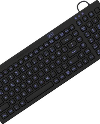 Keysonic Ksk-6031inel-   De  Tastatur Industriel Usb Qwertz Tysk Sort