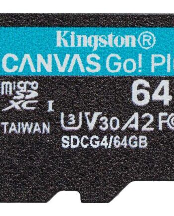 Kingston Canvas Go  Plus Flashhukommelseskort 64 Gb Microsdxc Uhs-