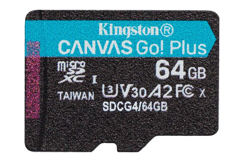 Kingston Canvas Go Plus Flashhukommelseskort 64 Gb Microsdxc Uhs-