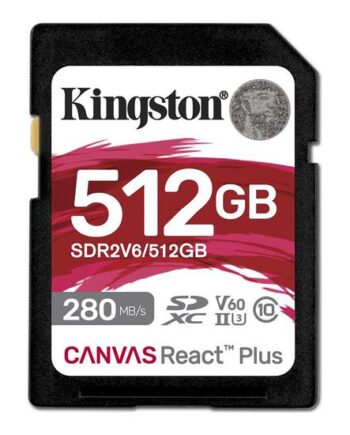 Kingston Canvas React Plus Flashhukommelseskort 512 Gb Sdxc Uhs-ii
