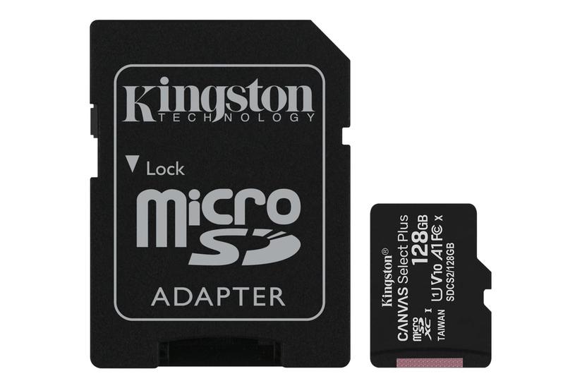 Kingston Canvas Select Plus Flashhukommelseskort 128 Gb Microsdxc Uhs-