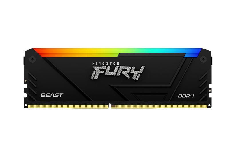 Kingston Fury Beast Rgb 16gb Ddr4 Ram 3600mt Dimm 288-pin Ikke-ecc Cl18