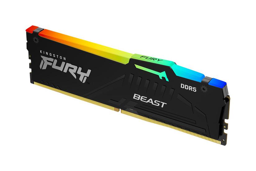 Kingston Fury Beast Rgb 32gb Ddr5 Ram 5600mt Dimm 288-pin On-die Ecc Cl36