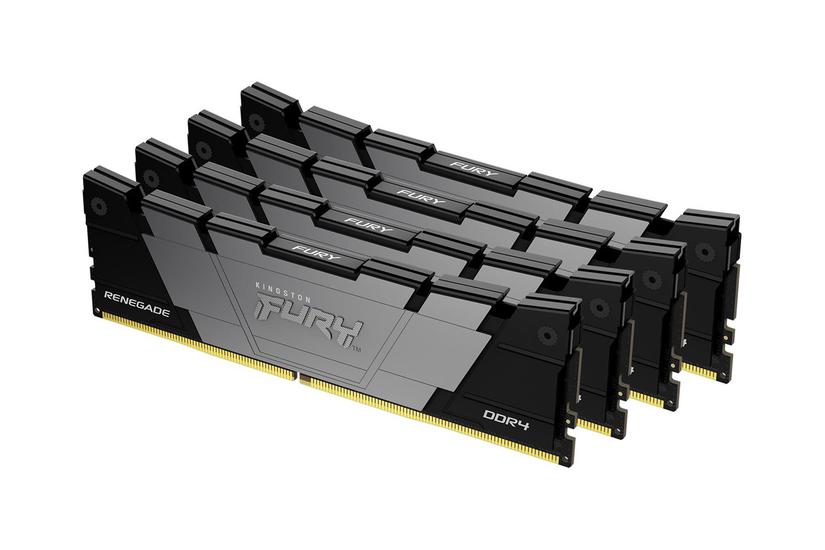 Kingston Fury Renegade 32gb:4x8gb Ddr4 Ram 3600mt Dimm 288-pin Ikke-ecc Cl16