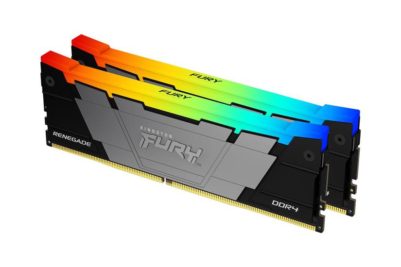 Kingston Fury Renegade Rgb 16gb:2x8gb Ddr4 Ram 4000mt Dimm 288-pin Ikke-ecc Cl19