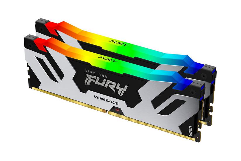 Kingston Fury Renegade Rgb 32gb:2x16gb Ddr5 Ram 7600mt Dimm 288-pin On-die Ecc Cl38