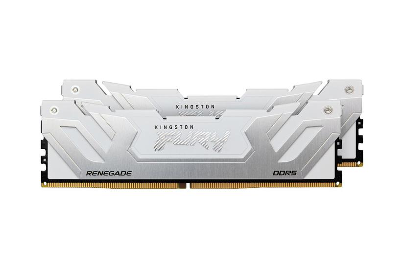 Kingston Technology Fury 48 Gb 8800 Mt Ddr5 Cl42 Cudimm Sæt Med Renegade Hvid