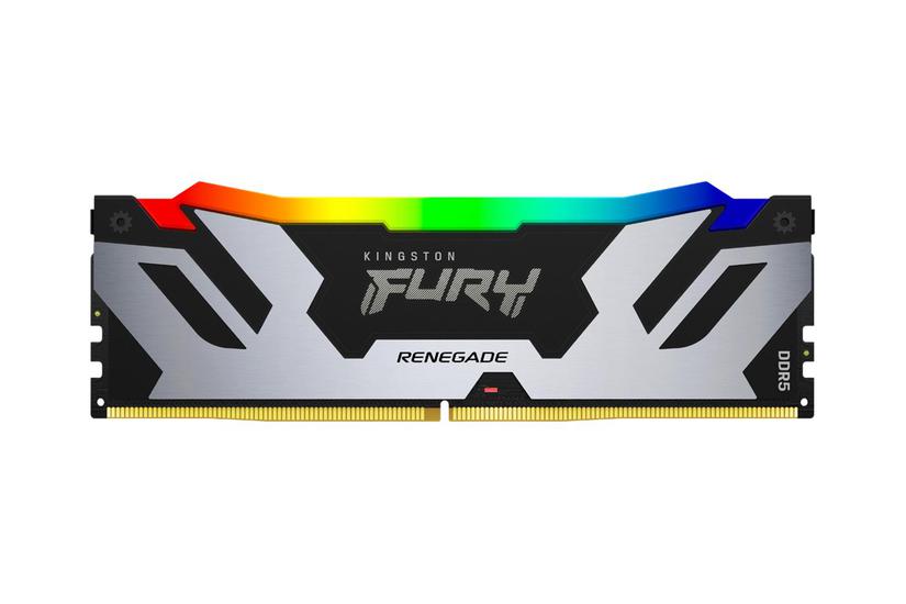 Kingston Technology Fury 48 Gb 8000 Mt Ddr5 Cl38 Dimm Sæt Med Renegade Rgb Sølv