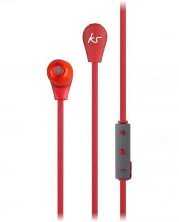 Kitsound Hovedtelefon In-ear Bouce Trådløs Rød Mic