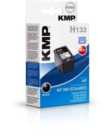 Kmp H133 Sort Kompatibel Blækpatron  Alternativ Til: Hp 300  Hp Cc640ee
