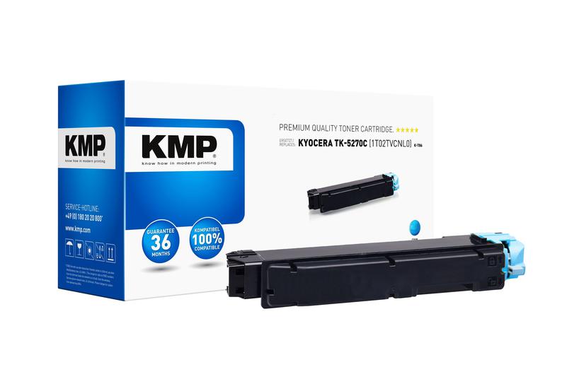 Kmp -t86 Cyan Kompatibel Blækpatron Alternativ Til: Kyocera 1t02tvcnl0