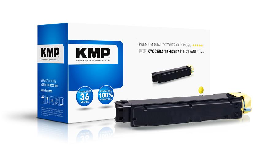 Kmp -t88 Gul Kompatibel Tonerpatron Alternativ Til: Kyocera Tk-5270y